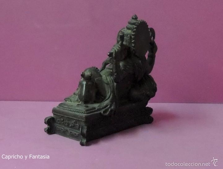 Arte: Ganesha en bronce n&ordm; 1693 - Foto 3