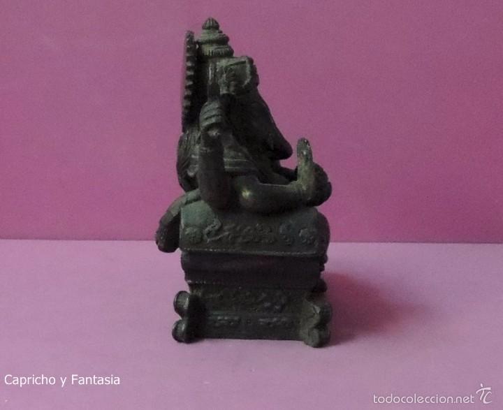 Arte: Ganesha en bronce n&ordm; 1693 - Foto 6