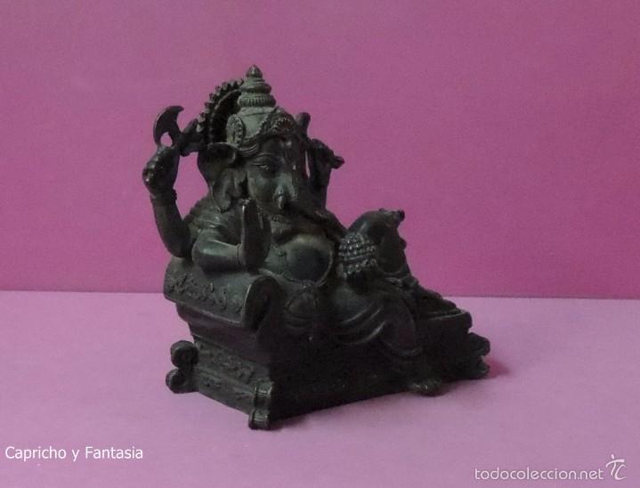 Arte: Ganesha en bronce n&ordm; 1693 - Foto 7