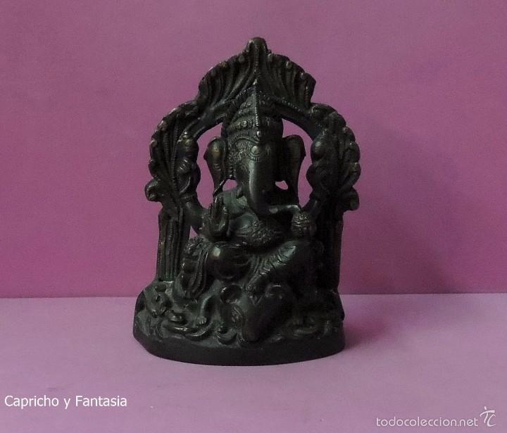 Arte: Ganesha en bronce n&ordm; 1723 - Foto 1