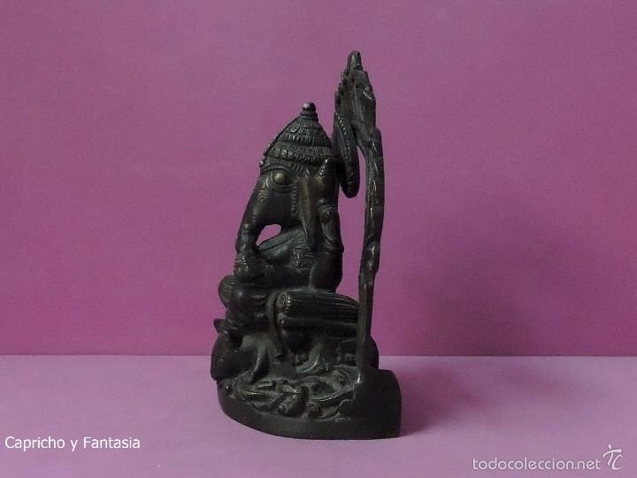 Arte: Ganesha en bronce n&ordm; 1723 - Foto 3