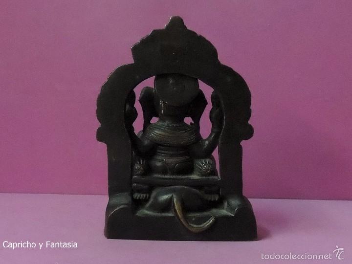 Arte: Ganesha en bronce n&ordm; 1723 - Foto 5