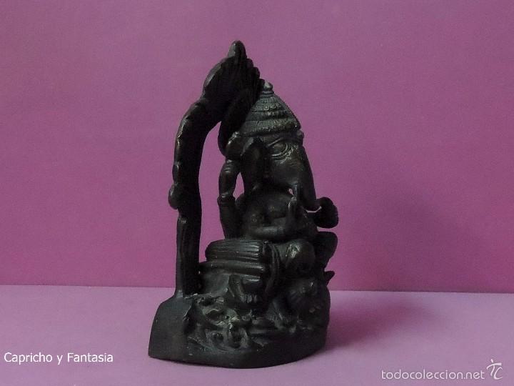 Arte: Ganesha en bronce n&ordm; 1723 - Foto 7