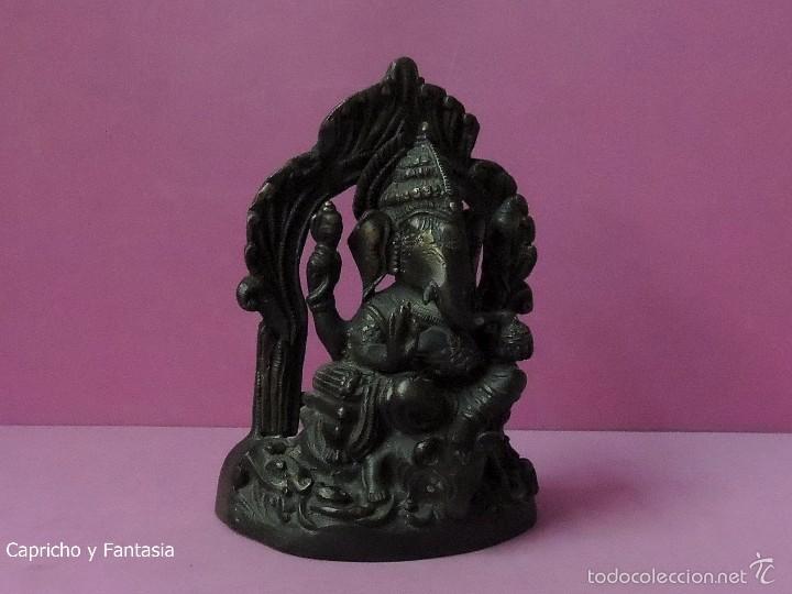 Arte: Ganesha en bronce n&ordm; 1723 - Foto 8