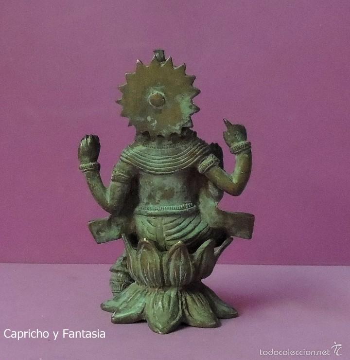 Arte: Dios Vishnu n&ordm; 1724 - Foto 6