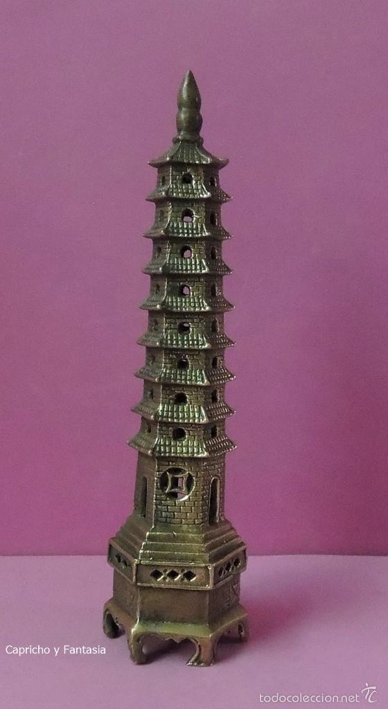 Arte: Buda. Pagoda china n&ordm; 1762 - Foto 2