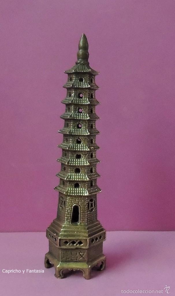 Arte: Buda. Pagoda china n&ordm; 1762 - Foto 3