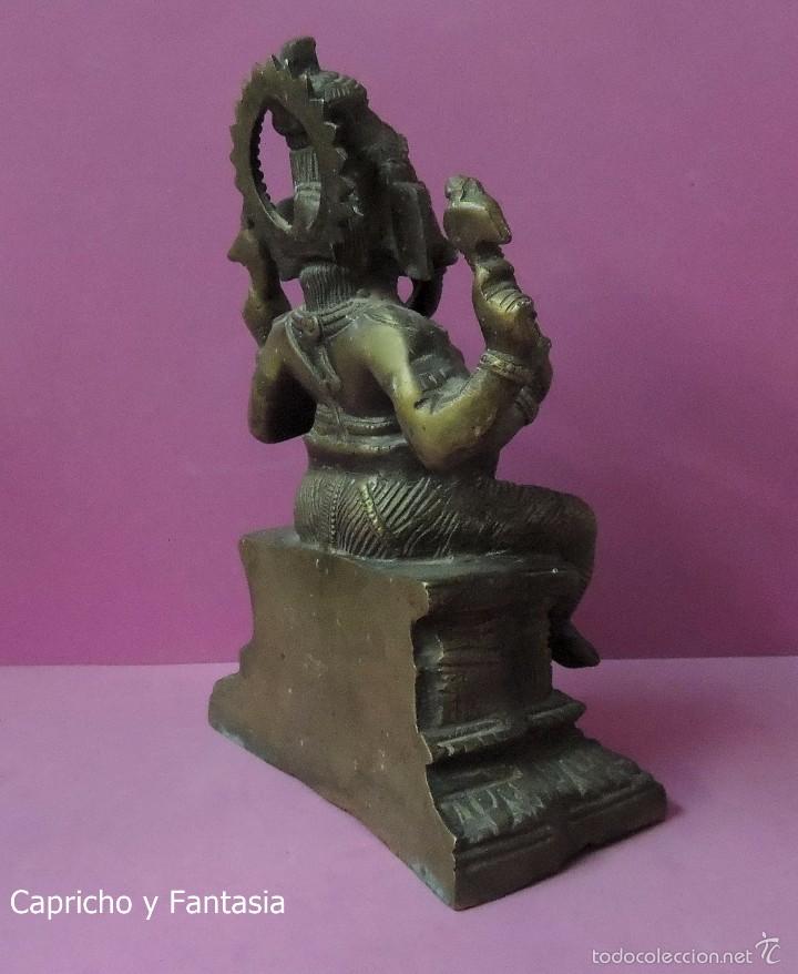 Arte: Ganesha en bronce n&ordm; 1765 - Foto 6