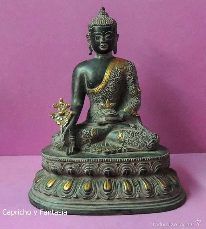 Arte: Buda de bronce n&ordm; 1776 - Foto 1