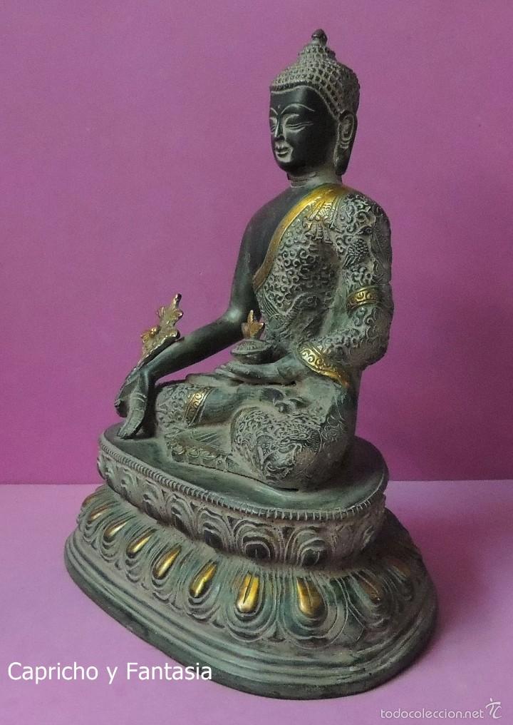 Arte: Buda de bronce n&ordm; 1776 - Foto 2