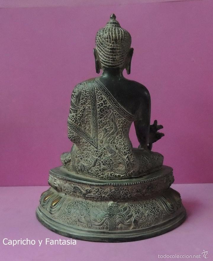 Arte: Buda de bronce n&ordm; 1776 - Foto 4