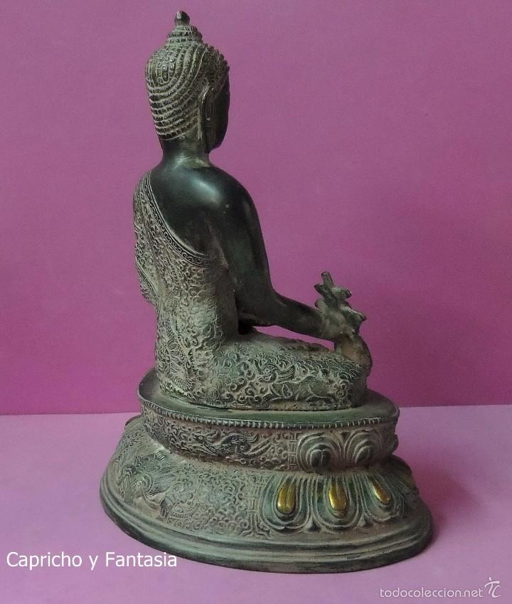 Arte: Buda de bronce n&ordm; 1776 - Foto 5