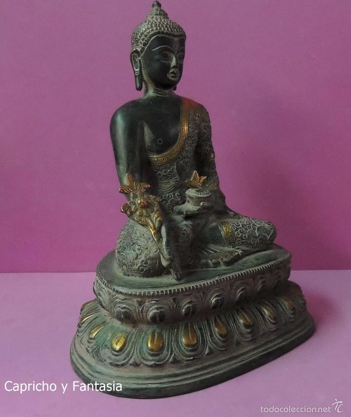Arte: Buda de bronce n&ordm; 1776 - Foto 6