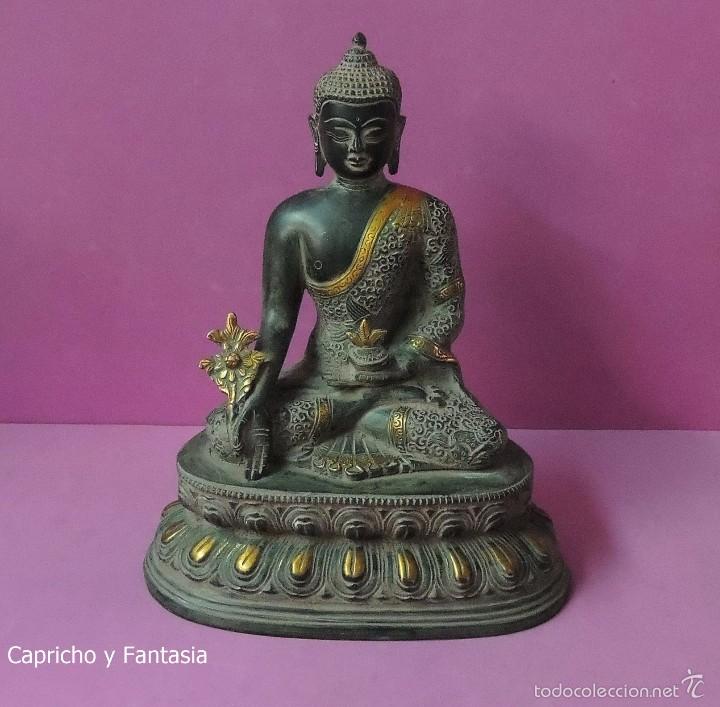 Arte: Buda de bronce n&ordm; 1776 - Foto 7