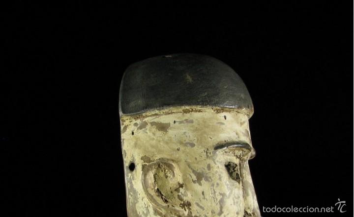 Arte: Antigua m&aacute;scara Bakongo, Congo. - Foto 5