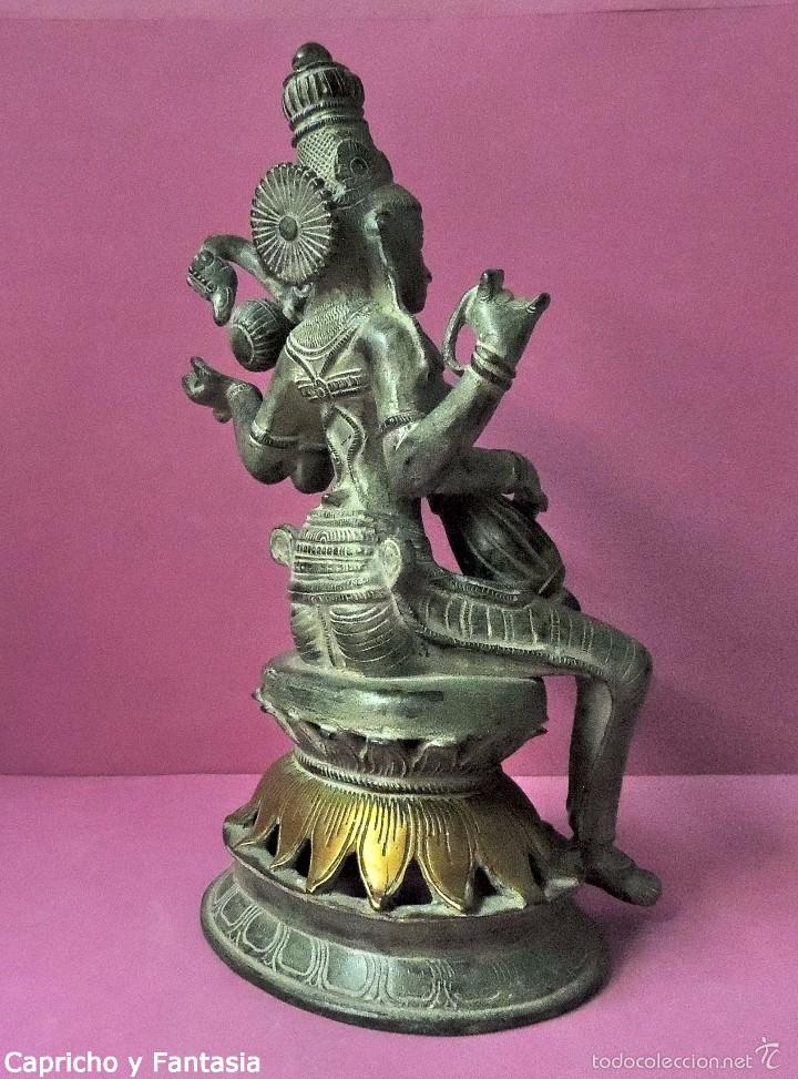 Arte: Diosa Sarasvati en bronce n&ordm; 1833 - Foto 6