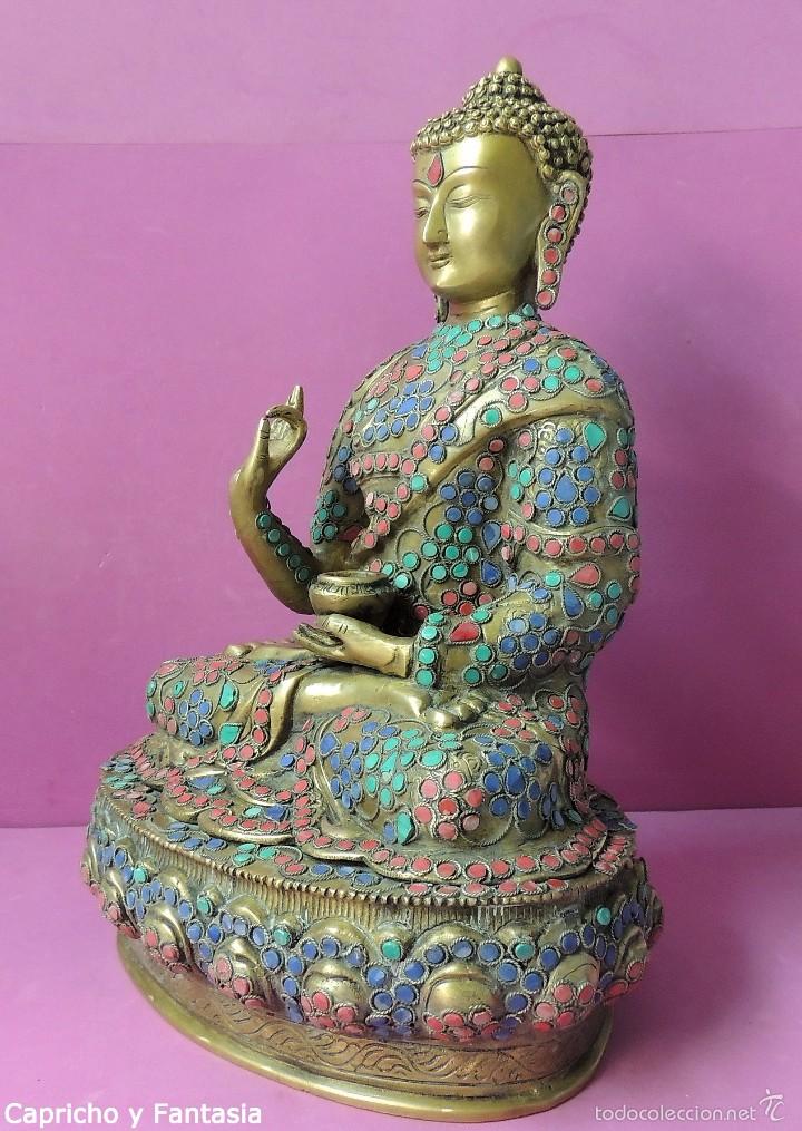 Arte: Antiguo Buda enjoyado n&ordm; 1881 - Foto 3