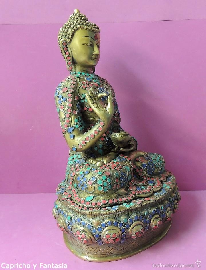 Arte: Antiguo Buda enjoyado n&ordm; 1881 - Foto 8