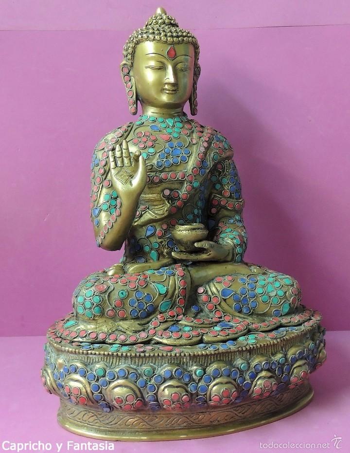 Arte: Antiguo Buda enjoyado n&ordm; 1881 - Foto 9