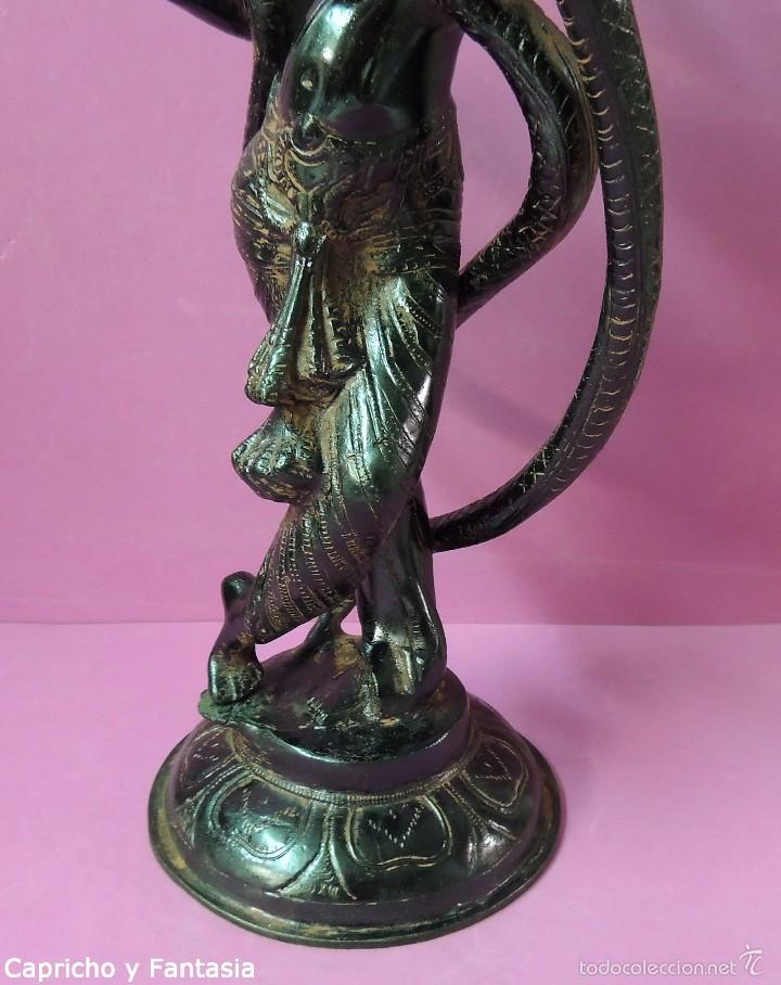 Arte: Dios Krishna en bronce n&ordm; 1897 - Foto 12