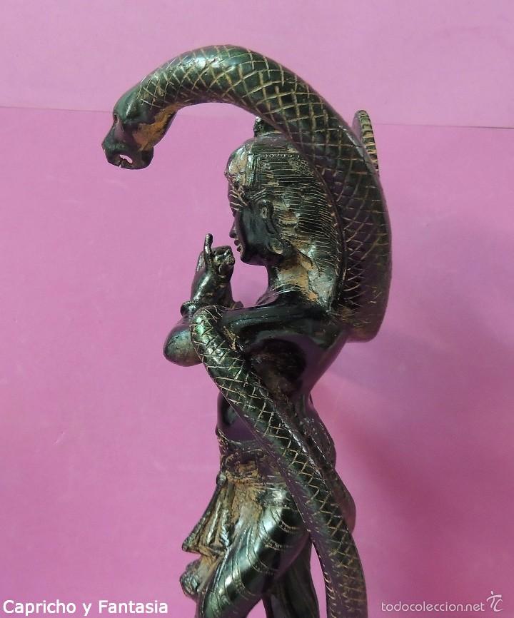 Arte: Dios Krishna en bronce n&ordm; 1897 - Foto 13