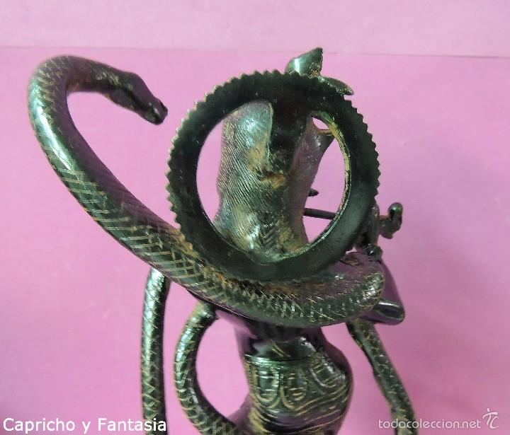 Arte: Dios Krishna en bronce n&ordm; 1897 - Foto 15