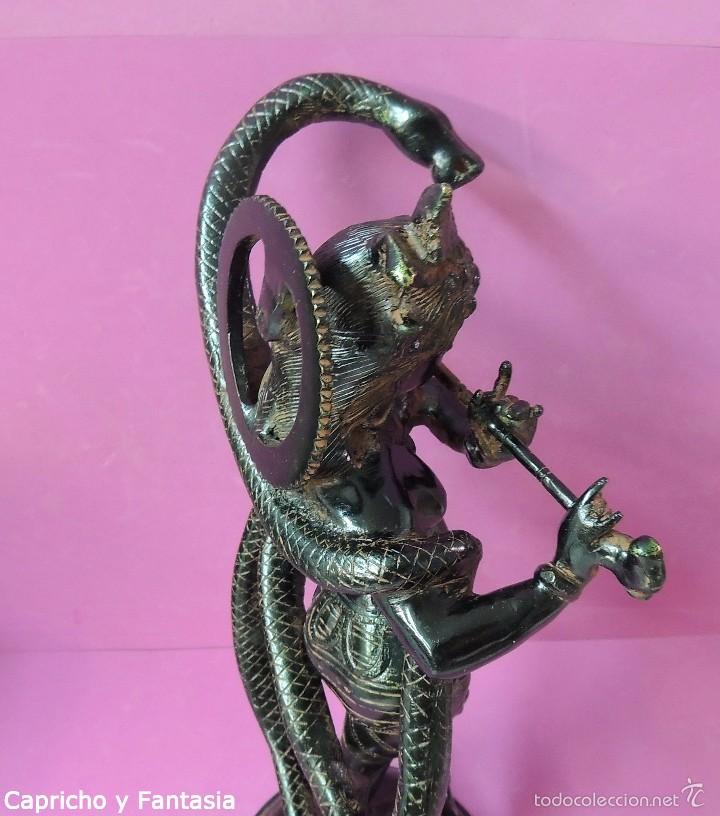 Arte: Dios Krishna en bronce n&ordm; 1897 - Foto 17