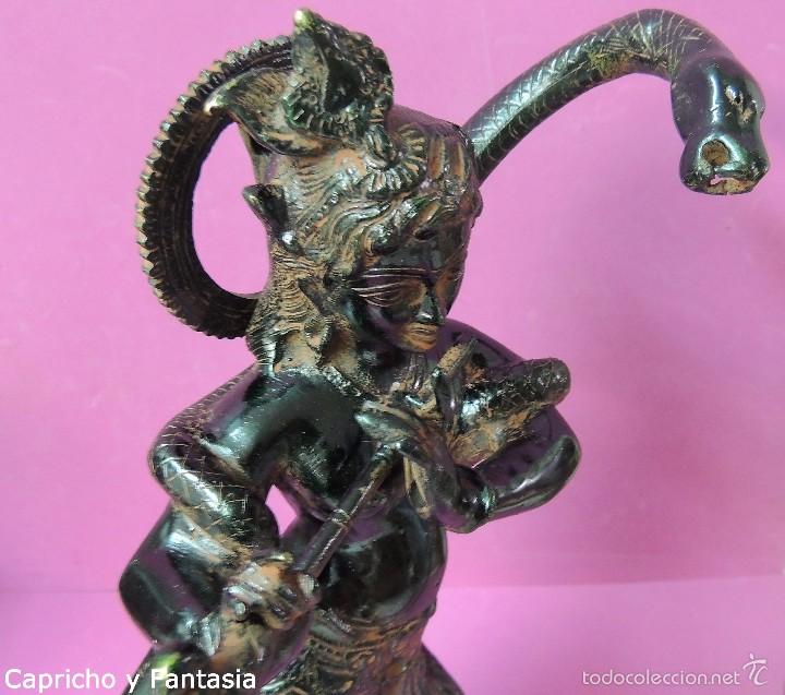 Arte: Dios Krishna en bronce n&ordm; 1897 - Foto 19