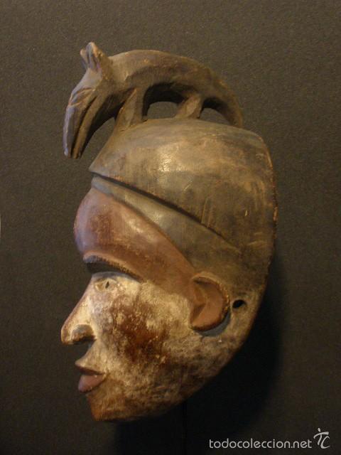Arte: Antigua m&aacute;scara Bakongo, Congo. - Foto 3