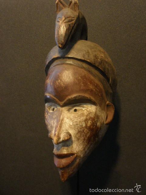 Arte: Antigua m&aacute;scara Bakongo, Congo. - Foto 4