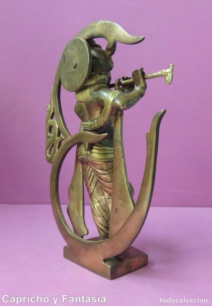Arte: Dios Krishna en bronce n&ordm; 786 - Foto 6