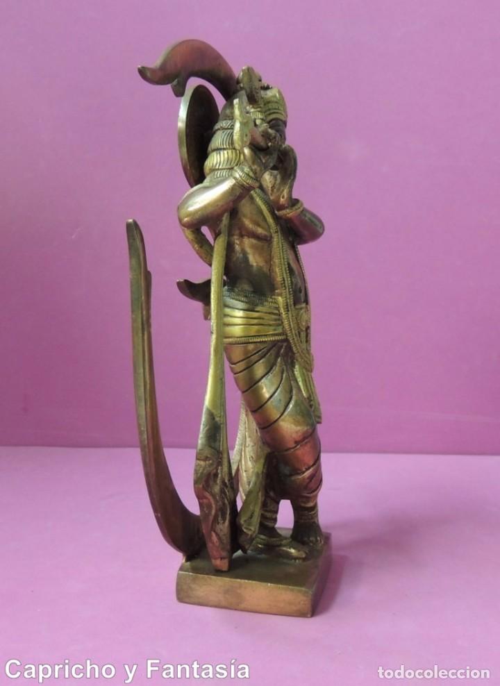 Arte: Dios Krishna en bronce n&ordm; 786 - Foto 7
