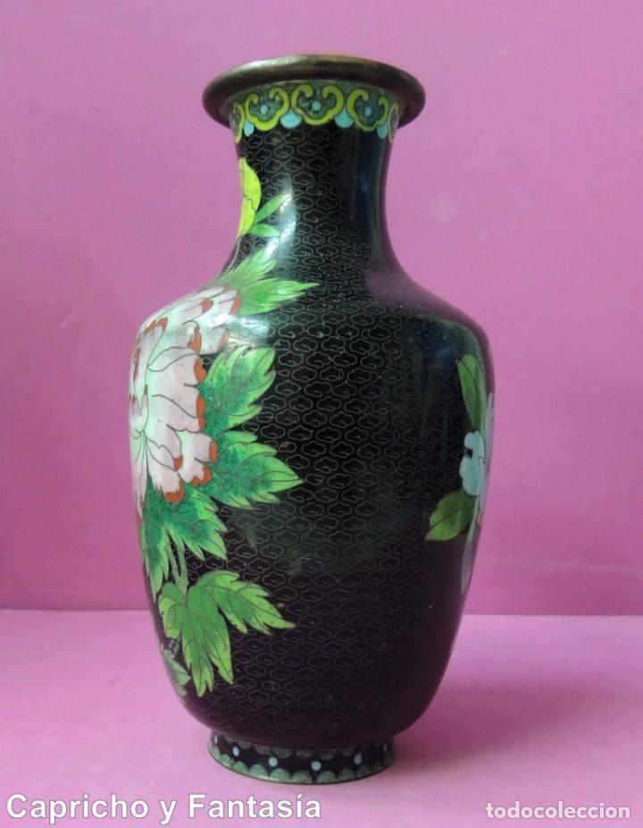 Arte: Jarr&oacute;n chino de cloisonne n&ordm; 143 - Foto 2