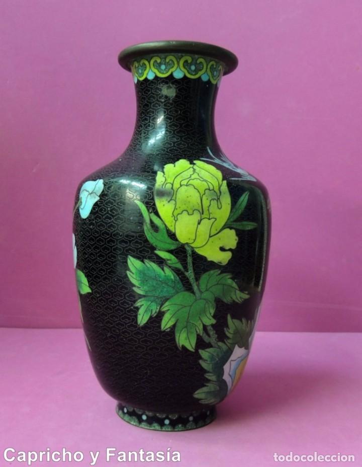 Arte: Jarr&oacute;n chino de cloisonne n&ordm; 143 - Foto 5