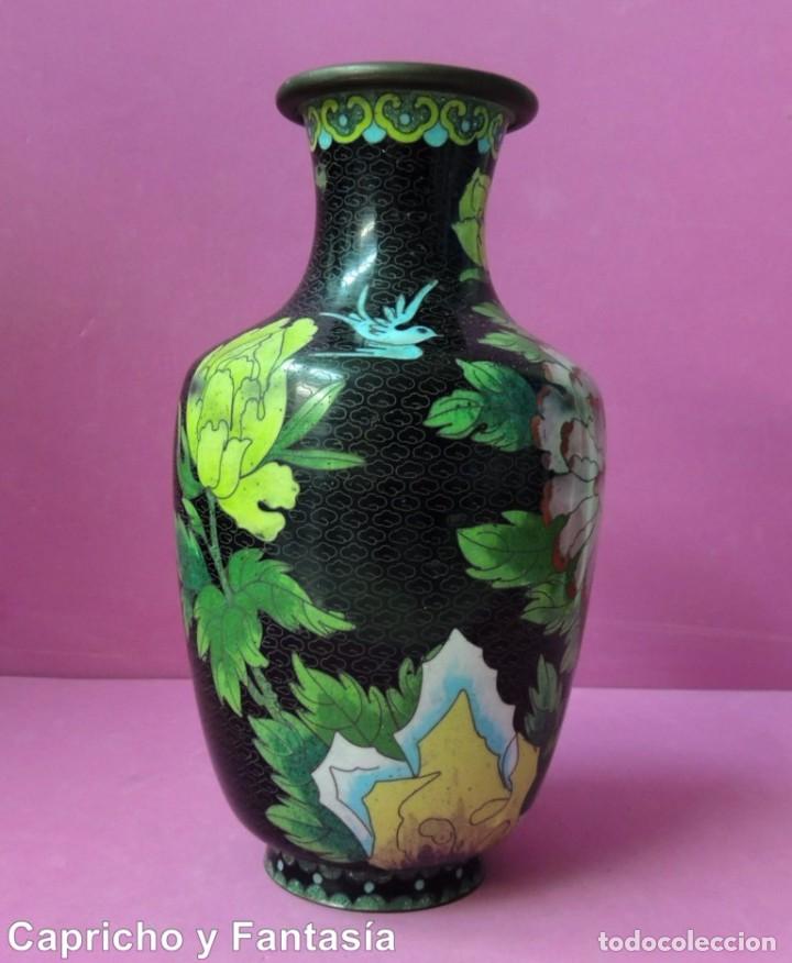 Arte: Jarr&oacute;n chino de cloisonne n&ordm; 143 - Foto 6