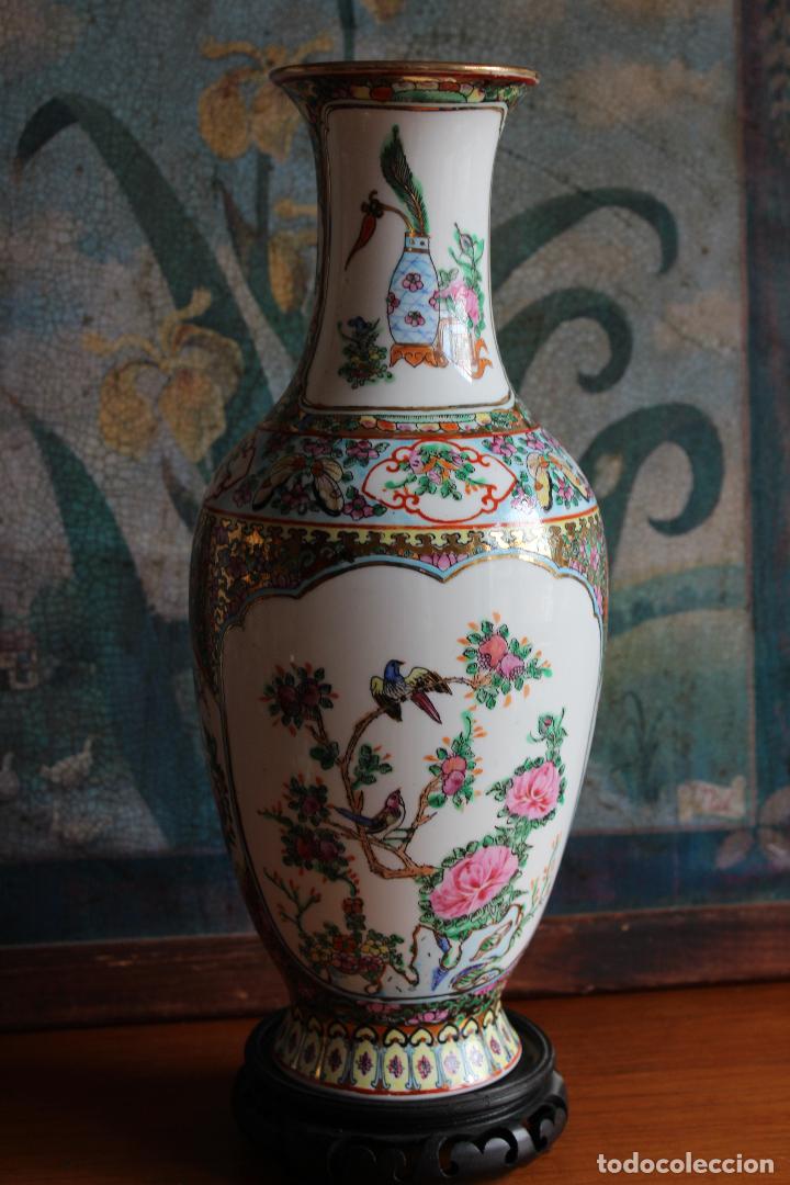 precioso jarron chino de ceramica - medida 32 c - Compra venta en  todocoleccion