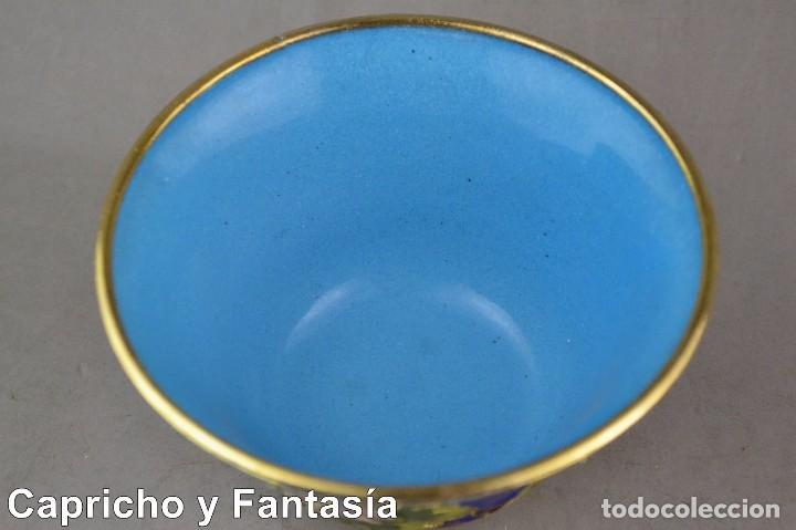 Arte: Cuenco de cloisonne chino n&ordm; 514 - Foto 2