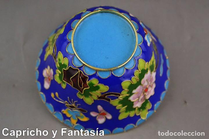 Arte: Cuenco de cloisonne chino n&ordm; 514 - Foto 4