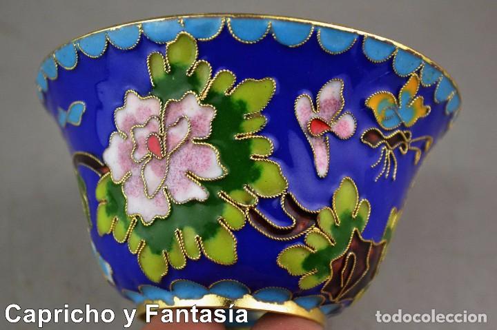 Arte: Cuenco de cloisonne chino n&ordm; 514 - Foto 5