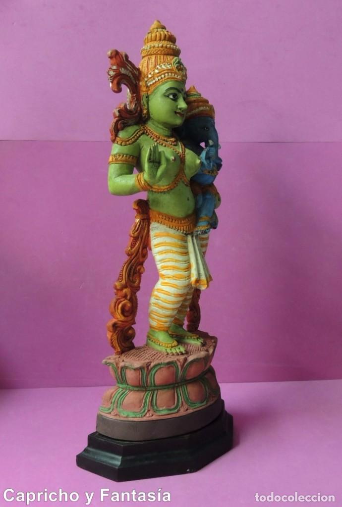 Arte: Talla de la diosa Parvati n&ordm; 889 - Foto 6