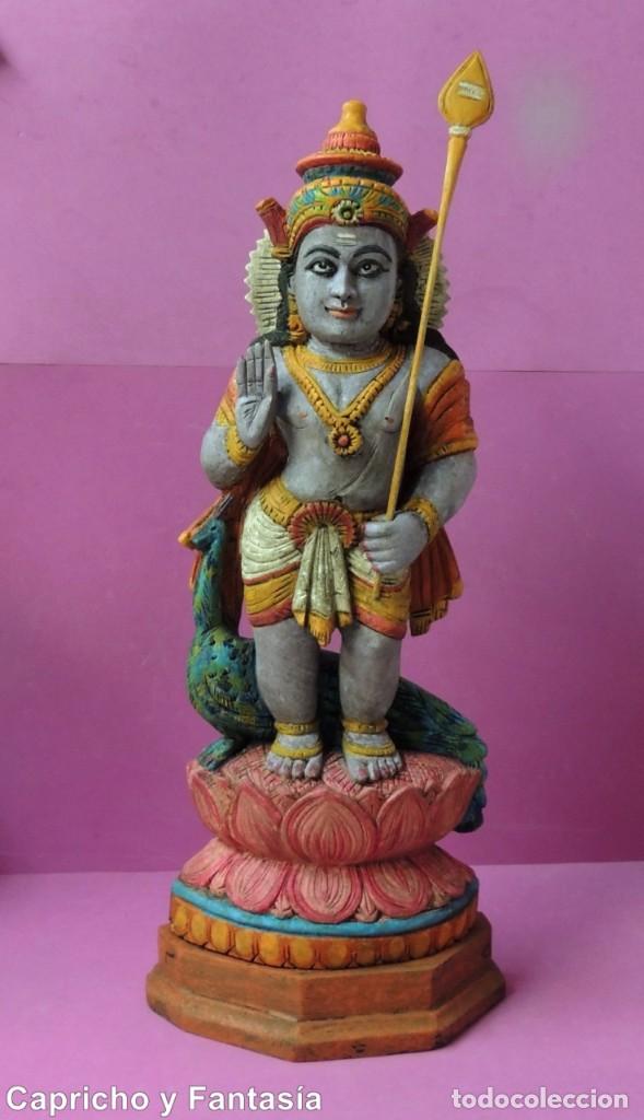 Arte: Talla del dios Murugan n&ordm; 890 - Foto 1