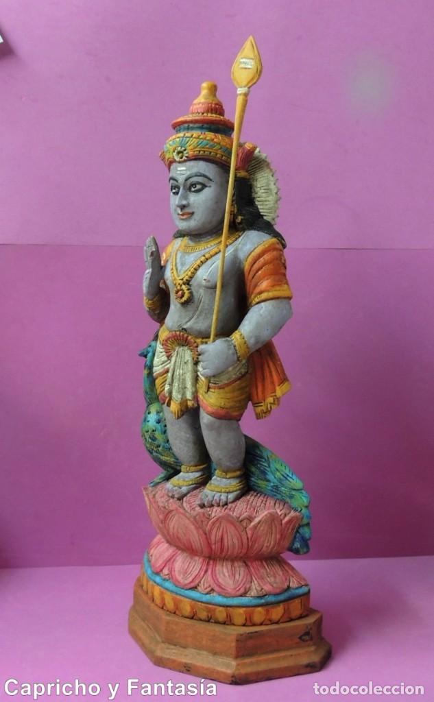 Arte: Talla del dios Murugan n&ordm; 890 - Foto 2