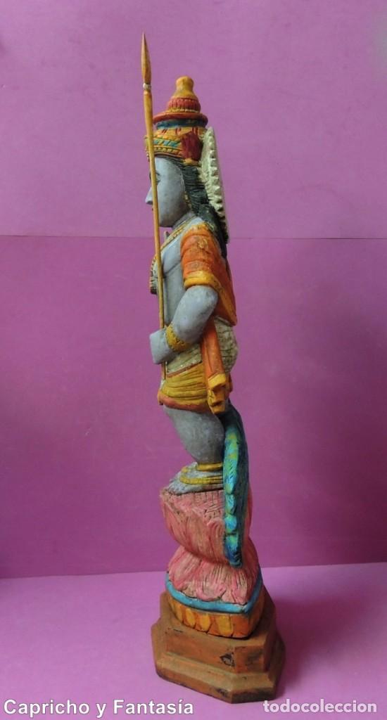 Arte: Talla del dios Murugan n&ordm; 890 - Foto 3