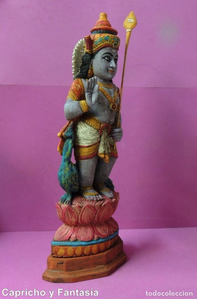 Arte: Talla del dios Murugan n&ordm; 890 - Foto 7