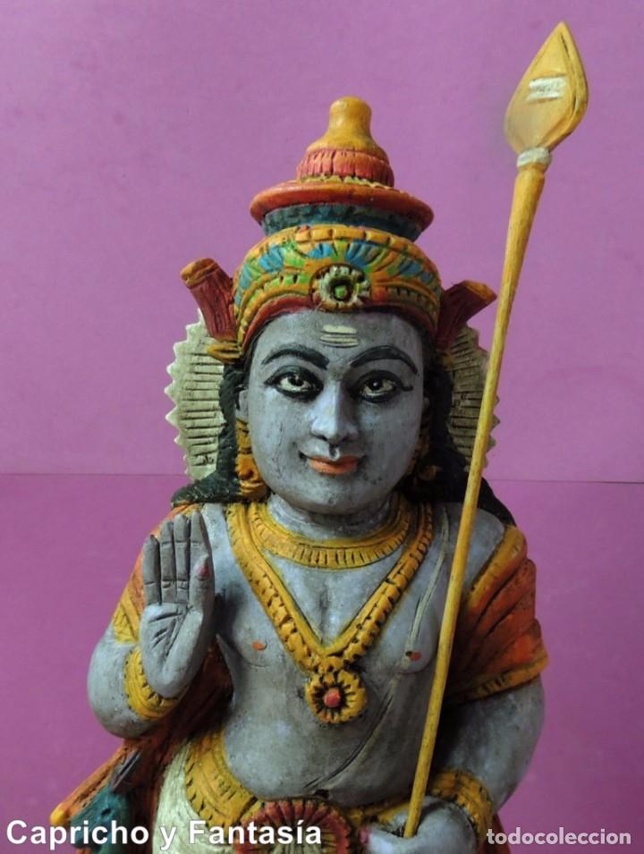 Arte: Talla del dios Murugan n&ordm; 890 - Foto 8