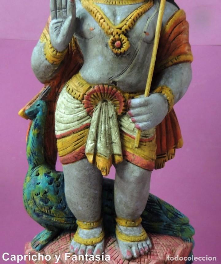 Arte: Talla del dios Murugan n&ordm; 890 - Foto 9