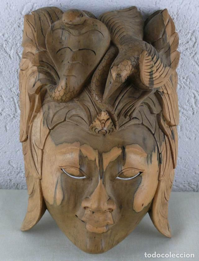 Arte: M&aacute;scara de madera, Yogyakarta - Foto 1