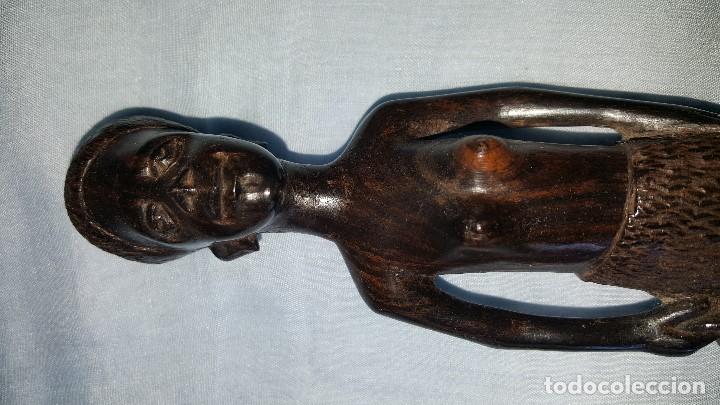Arte: FIGURA MADERA EBANO - Foto 2