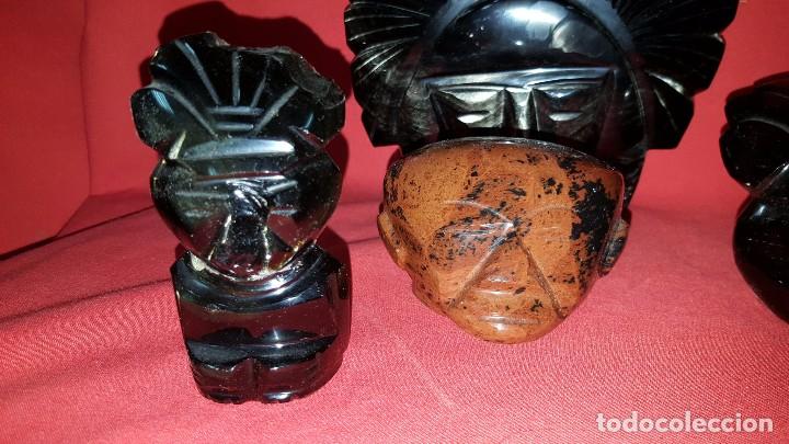 Arte: G Indios mexicanos. Seis piezas en cristal. - Foto 6