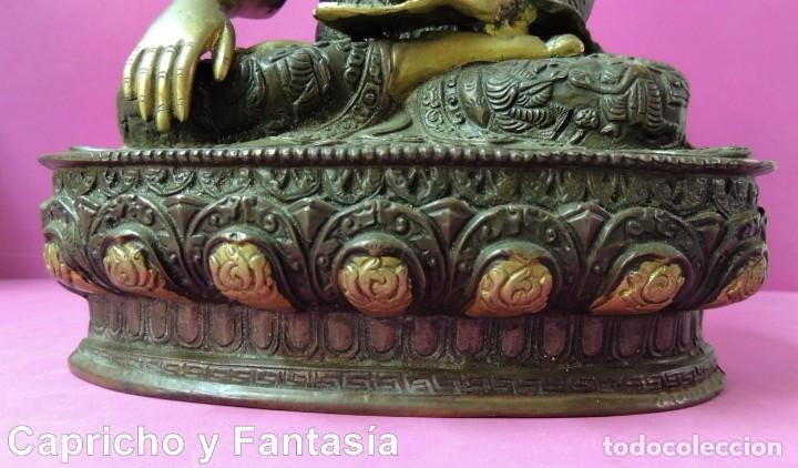Arte: Figura de Buda en bronce n&ordm; 597 - Foto 10